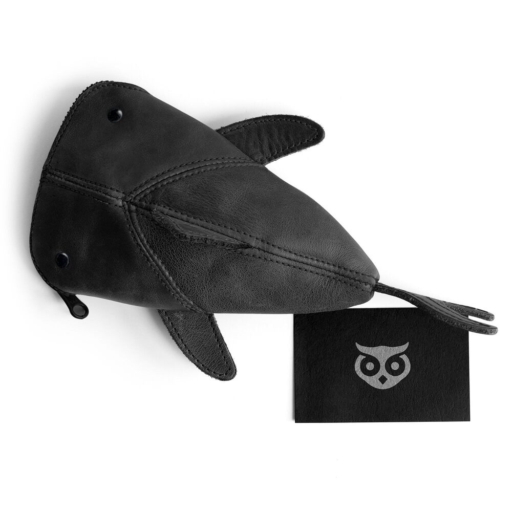 2999 Zippered Coin Pouch, Shark Shaped Case, Stuffed Animal, Bank, Change - Picture 5 of 5